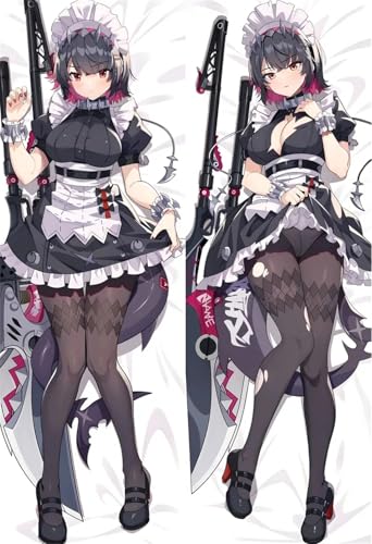 Xingbiyou Seitenschläfer Kissenbezug 50X150CM,Zenless Zone Zero Ellen Joe Cosplay Atmungsaktiver Kissenbezug Pfirsichhaut Velour mit Reißverschluss (B) von Xingbiyou