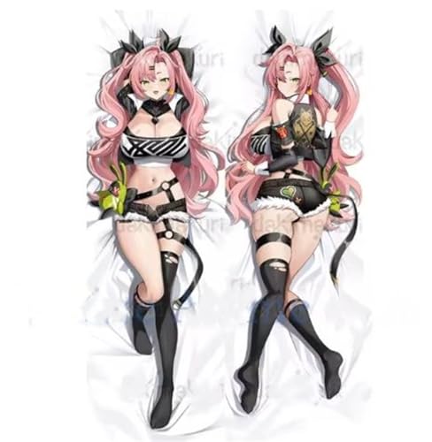 Xingbiyou Seitenschläfer Kissenbezug 50X150CM,Zenless Zone Zero Nicole Demara Cosplay Atmungsaktiver Kissenbezug Pfirsichhaut Velour mit Reißverschluss (B) von Xingbiyou