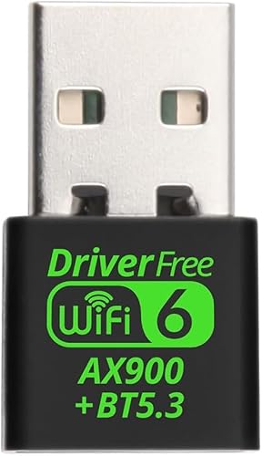 AX900 USB WiFi 6 Bluetooth 5.3 Adapter 2in1 Dongle Dual Band 2.4G & 5GHz USB WiFi Network Wireless WLAN Empfänger von Xingdianfu