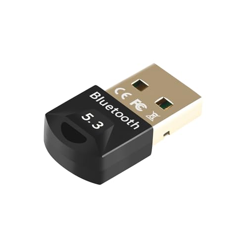 Bluetooth Adapter 5.3, Bluetooth Stick für Windows 11/10/8,1/7, USB EDR Bluetooth Dongle für PC, Laptop, Desktop Bluetooth Adapter 5.3, Bluetooth Stick für Windows 11/10/8,1/7, USB EDR Bluetooth Dongle für PC, Laptop, Desktop von Xingdianfu