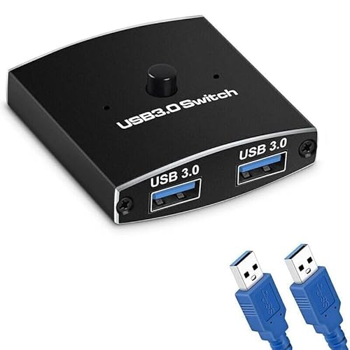 USB 3.0 Switch Selector KVM Switch 5 Gbps 2 in 1 Out USB Splitter USB 3.0 Zwe V7J5 für 2 Computer Share Tastatur Maus Drucker, mit 2 USB-Kabel USB 3.0 Switch Selector KVM Switch 5 Gbps 2 in 1 Out USB Splitter USB 3.0 Zwe V7J5 für 2 Computer Share Tastatur Maus Drucker, mit 2 USB-Kabel von Xingdianfu