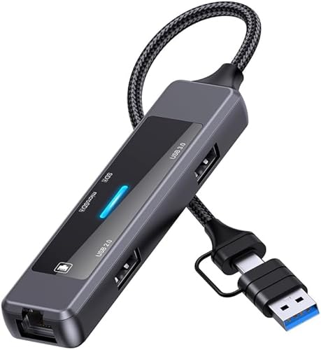 USB C Hub HDMI 4K 60Hz 5 in 1 Dockteck Dock Ethernet Adapter MacBook Pro mit LAN RJ45 USB 3.0 HDMI für Tablet Handys Tablet SD TF Card Reader USB C Hub HDMI 4K 60Hz 5 in 1 Dockteck Dock Ethernet Adapter MacBook Pro mit LAN RJ45 USB 3.0 HDMI für Tablet Handys Tablet SD TF Card Reader von Xingdianfu