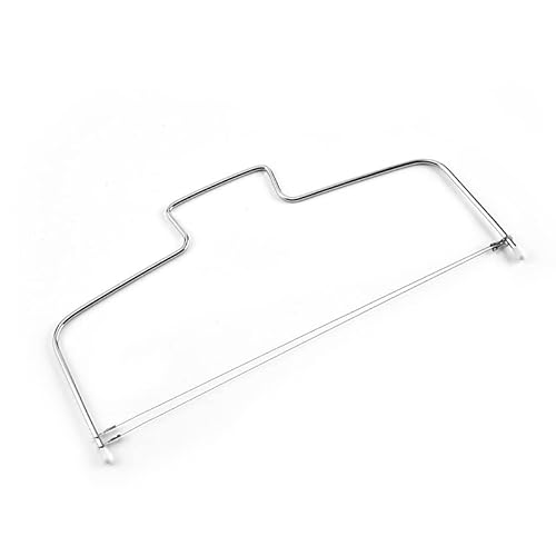 Xingdianfu Edelstahl Tortenbodenteiler Kuchen Tortenteiler Tortenschneider Tortensäge Draht Kuchenschneider Gebäckwerkzeuge, Schneidedraht für Haus Bäckerei Nachspeisen,32cm von Xingdianfu