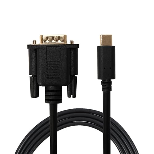 Xingdianfu USB C auf VGA Kabel, USB Typ C Stecker auf VGA Stecker Kabel Adapter PC Computer Monitor Vergoldet 1,8m Xingdianfu USB C auf VGA Kabel, USB Typ C Stecker auf VGA Stecker Kabel Adapter PC Computer Monitor Vergoldet 1,8m von Xingdianfu