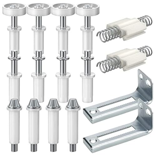 Bifold Door Hardware Repair Kit 2Pack Double Door Pivot Hinge Easy to Adjust Safe to Install Repair Tool Kit von Xinglongs