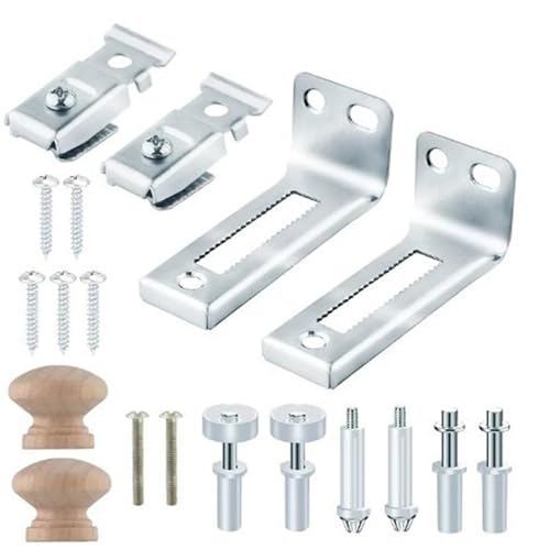 Bifold Door Hardware Repair Kit 6Pack Comprehensive Bifold Door Hardware Repair Kit for Sliding Doors Includes Metal Tops Bottom Pivots Guide Wheels and Brackets von Xinglongs