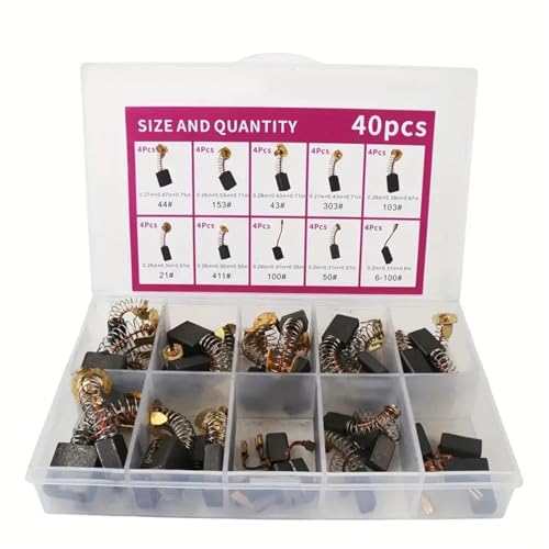 Elektromotor Kohlebürsten 6Box 10 verschiedene Größen Graphit Kohlebürsten Kohlebürsten passend für Ersatz Reparatur Elektrowerkzeug Teil Elektromotor Kohlebürsten 6Box 10 verschiedene Größen Graphit Kohlebürsten Kohlebürsten passend für Ersatz Reparatur Elektrowerkzeug Teil von Xinglongs