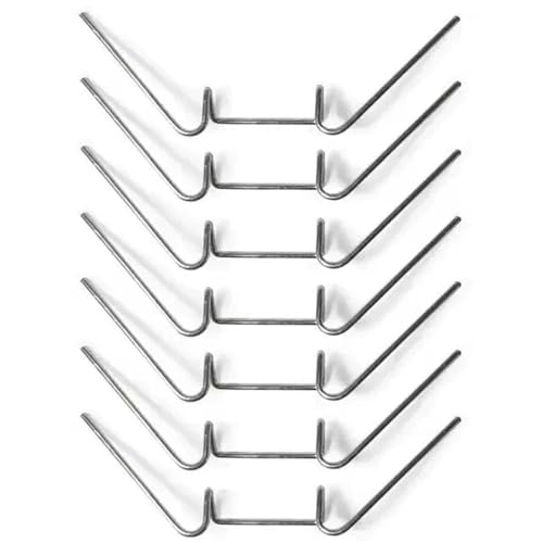 Gewächshaus-Glas-Clips, 800 Stück, W-Typ Verglasungsclip, Edelstahl, Gewächshaus-Verglasungs-Clips, Glas-Clips für Ersatzteile, Garten von Xinglongs