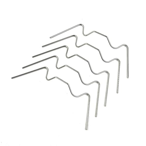 Gewächshaus-Glas-Clips, Mini-Gewächshaus-Clips zum Aufhängen von Glas-W-Clips, geeignet für routinemäßige Wartung und Glasersatz, 800 Stück von Xinglongs
