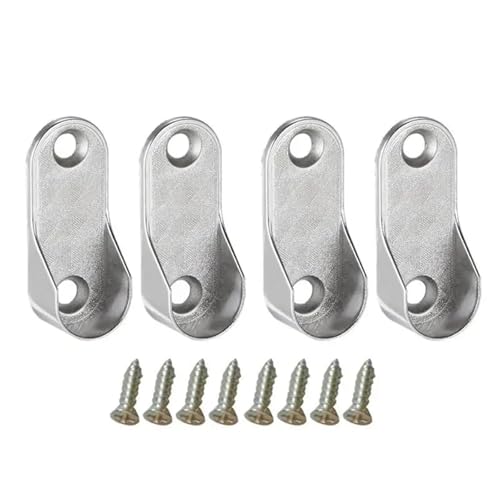 Schrankstangen-Endstützen, oval, für Kleiderschrank, Regal, Duschvorhang, 60 Stück Schrankstangen-Endstützen, oval, für Kleiderschrank, Regal, Duschvorhang, 60 Stück von Xinglongs