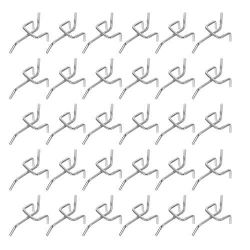 Xinglongs Stecktafel-Haken, 100 Stück, Mehrzweckhaken, Stecktafel-Display für Einzelhandel, multifunktionales Stecktafel-Regal (5 x 3 x 2,50 cm) von Xinglongs