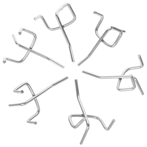 Xinglongs Stecktafel-Haken, 200 Stück, robuste Metall-Wandhalterung, Werkzeugaufhänger, Eisen, Stecktafel-System von Xinglongs