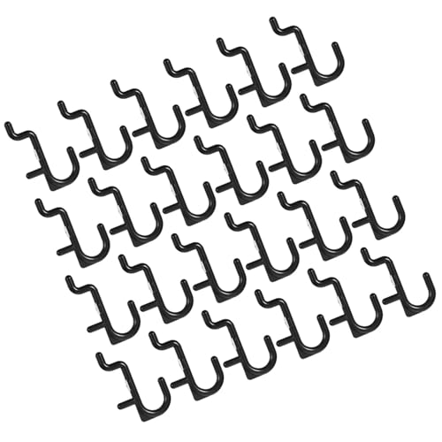 Xinglongs Stecktafel-Haken, 400 Stück, J-Hakensortiment, robustes Werkzeug-Aufbewahrungsregal, Kunststoff-Kleiderbügel, Schlüssel, Schmuck, Garage, Organisation von Xinglongs