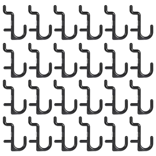 Xinglongs Stecktafel-Haken, 50 Stück, J-förmige Haken, Stecktafel, Ganizer, robuster Metallaufhänger, Mehrzweck-Aufbewahrung, Zuhause, Wandtafel von Xinglongs