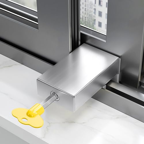 Schiebefenster Schloss 2Stück verstellbare Schiebe-Fensterschlösser Stopper für Eine Breite Palette von Schiebetüren und -Fenstern -7 * 3,5cm Schiebefenster Schloss 2Stück verstellbare Schiebe-Fensterschlösser Stopper für Eine Breite Palette von Schiebetüren und -Fenstern -7 * 3,5cm von Xingrun