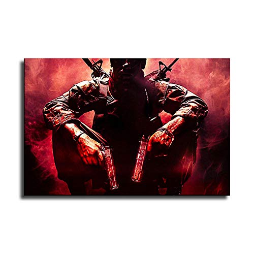 Call of Duty Black Ops Leinwand-Kunst-Poster und Wand-Kunstdruck, modernes Familienschlafzimmerdekor-Poster von Xinhong