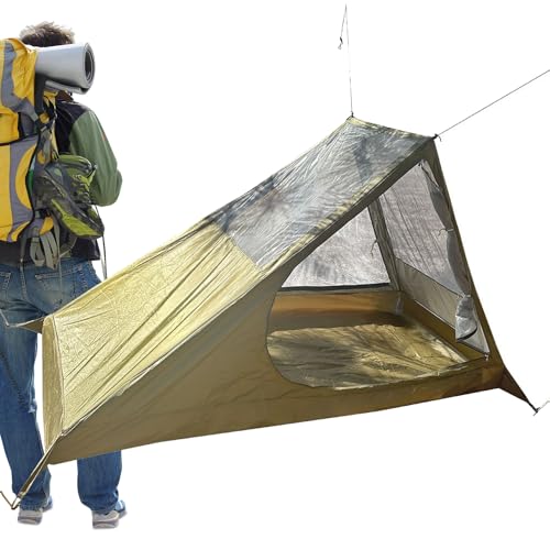 1 Personenzelt, Zelte für Camping 1 Person | Hochleistungs-Mesh-Unterkunft Leichtes Schnell-Setup-Markise für Picknick im Freien im Freien von Xinhuju