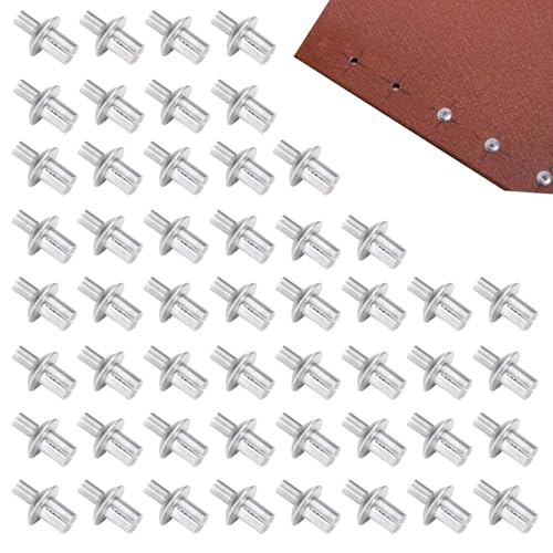 Aluminiumblind Niete - Kuppelkopf -Pop -Nieten, Kern -Pulling -Klopftyp -Expansion, langlebiger Befestigungsmittel | Precision Instrument Nieten für Heimwerkstatt -DIY -Metallprojekte verwenden von Xinhuju