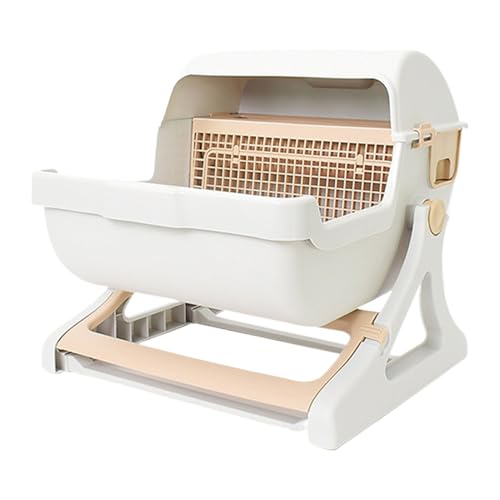 Automatische Toilettenbox für Katzen, halbautomatische Katzentoiletten, sicherer Lufterfrischer, großer Reiniger, mit Öffnung oben, ohne Gerüche, langlebig, für Innen- und Außenbereiche, Schrank mit Automatische Toilettenbox für Katzen, halbautomatische Katzentoiletten, sicherer Lufterfrischer, großer Reiniger, mit Öffnung oben, ohne Gerüche, langlebig, für Innen- und Außenbereiche, Schrank mit von Xinhuju