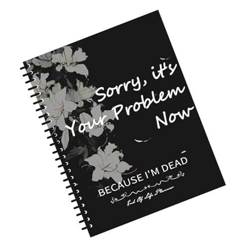 Ende des Lebens Planer - Spiralorganisator zur Aufzeichnung persönlicher Informationen, geführter Journal Binder | Vorbereitungsbuch für Abschlüsse, Memory Collection Notebook für Begräbnisplanung Nac von Xinhuju