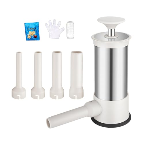 Fleischfargin für Wurst, 4 Füllrohre, Wurstfüller in Lebensmittelqualität - Wursthersteller, Wurstherstellungsset, 2,2 lb Fleischfleisch Artefakt d von Xinhuju