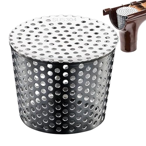 GUIT Down Spout Guard – robuster Metall-Folienfilter, Schutz für den Außenablauf | Wasserfluss Dach Abdeckung Rohre rostbeständig für Garagen Scheune von Xinhuju