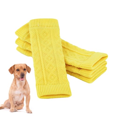 Hunde-Knieschoner – Pfotenwärmewickel, kleine Protektoren | gewebte Pfotenwärmewickel, Kniestütze, Geno-Schutzmanschette von Xinhuju