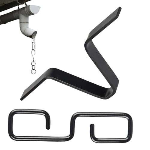 Kupferregenkettenadapter - Sicherung mit einfachem Haken -Design, leicht zu installierender Kleiderbügel für glatte Wasserflussdrainage | Funktionales Gartenzubehör im Freien Dachhäuserdekoration Kupferregenkettenadapter - Sicherung mit einfachem Haken -Design, leicht zu installierender Kleiderbügel für glatte Wasserflussdrainage | Funktionales Gartenzubehör im Freien Dachhäuserdekoration von Xinhuju