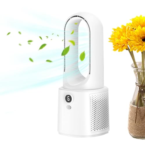 Ruhiger Lufttischventilator - tragbares Gerät, Safe Circulator | -Geschwindigkeits -Schwingungs -Gadget mit LED -Glühfunktion und stabile Basis für eine effiziente Erfrischung in der Reisebläbe Ruhiger Lufttischventilator - tragbares Gerät, Safe Circulator | -Geschwindigkeits -Schwingungs -Gadget mit LED -Glühfunktion und stabile Basis für eine effiziente Erfrischung in der Reisebläbe von Xinhuju