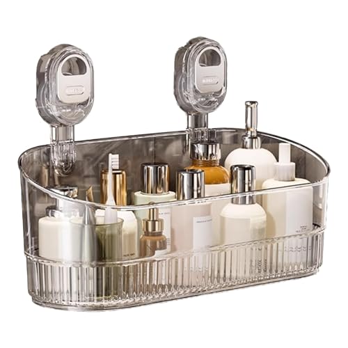 Saugnapf-Duschregale – Badezimmer-Aufbewahrungsbox, Dusch--Halter | Leistungsstarker Badezimmer-Organizer mit Saugnapf, ohne Bohren, Duschregal mit Saugnapf, wandmontiertes Badezimmerregal mit Sa Saugnapf-Duschregale – Badezimmer-Aufbewahrungsbox, Dusch--Halter | Leistungsstarker Badezimmer-Organizer mit Saugnapf, ohne Bohren, Duschregal mit Saugnapf, wandmontiertes Badezimmerregal mit Sa von Xinhuju