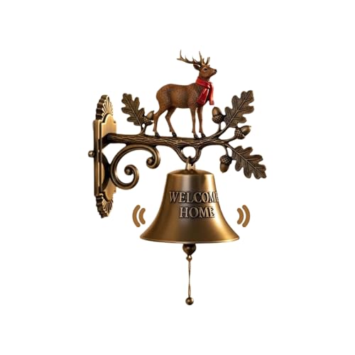 Weihnachts-Türglocken, Gartenklingel, Santa Claus Rendeer Snowman, Türdorsaal, Vintage, für Innenhof, Außen, Feiertage von Xinhuju