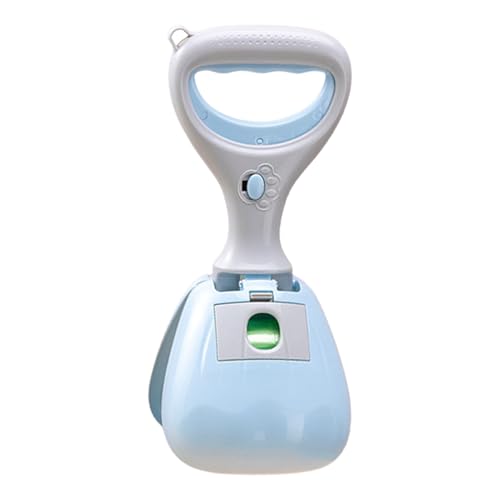 Xinhuju Pet Pooper, Dog Pooper, Scooper – Puppy Poop Portable Grabber – Integrierte Aufbewahrungstasche Picker Cat Picker Picker Pick Up mit ergonomischem Griff für Campingreisen von Xinhuju