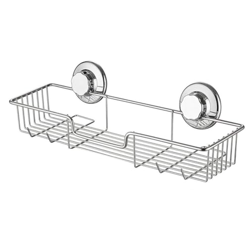 Xinhuju Wandmontiertes Rack - Robuster Metallspeicher, wasserdichtes Design, Hochleistungsgewichtskapazität, einfache Installation ohne Bohrung | Multi Purpose für Waschraum Pantry Cleaning Supplies von Xinhuju