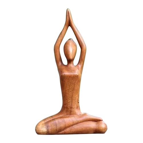 Yoga -Statue, Yoga -Statue zur Innenausstattung, hölzerne Yoga -Pose -Skulptur - meditierende Gartenstatue, Verschleißresistant, umweltfreundlich, Verbesserung der Yoga -Praxis mit dieser Statue, best Yoga -Statue, Yoga -Statue zur Innenausstattung, hölzerne Yoga -Pose -Skulptur - meditierende Gartenstatue, Verschleißresistant, umweltfreundlich, Verbesserung der Yoga -Praxis mit dieser Statue, best von Xinhuju