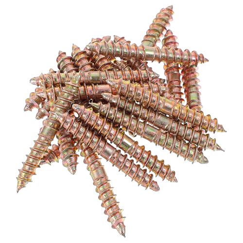 24 Stück Doppelseitige Schrauben Stockschrauben M6x41mm Möbel Befestigungsdübel Doppelkopfschraube Holzbearbeitung Doppelendschraube Selbstschneidende Gewindebolzen Holz Möbelverbinder 24 Stück Doppelseitige Schrauben Stockschrauben M6x41mm Möbel Befestigungsdübel Doppelkopfschraube Holzbearbeitung Doppelendschraube Selbstschneidende Gewindebolzen Holz Möbelverbinder von Xinjoduz