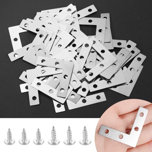 Flachwinkel 40 Stück Eckwinkel, Eckverbinder Metall 38x38 mm Flachverbinder Winkelverbinder L-Form Eckwinkel Flach Metallwinkel 90 Grad Montagewinkel mit Schrauben Möbelwinkel für Schrank Tisch Stuhl Flachwinkel 40 Stück Eckwinkel, Eckverbinder Metall 38x38 mm Flachverbinder Winkelverbinder L-Form Eckwinkel Flach Metallwinkel 90 Grad Montagewinkel mit Schrauben Möbelwinkel für Schrank Tisch Stuhl von Xinjoduz