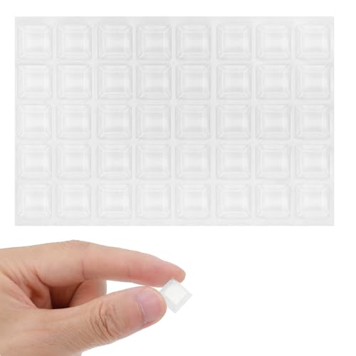 40 Stück Gummipuffer Viereckig Transparent Gummifüße Selbstklebend Elastikpuffer Klein Dämpfung Pads Türpuffer Anschlagpuffer für Glasplatten Schränke Möbel Schubladen Tastatur 40 Stück Gummipuffer Viereckig Transparent Gummifüße Selbstklebend Elastikpuffer Klein Dämpfung Pads Türpuffer Anschlagpuffer für Glasplatten Schränke Möbel Schubladen Tastatur von Xinjoduz