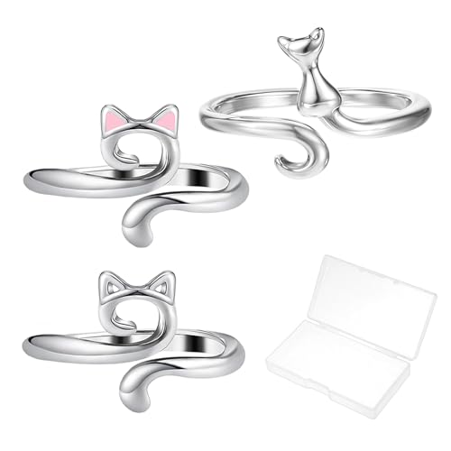 Häkelringe Finger 3 Stück Häkel Ring Verstellbare Metall Häkelring zum Häkeln Strickring Finger Stricken Häkeln Häkelzubehör Ring Strickzubehör Crochet Strickfingerhut für Frauen Mädchen von Xinjoduz