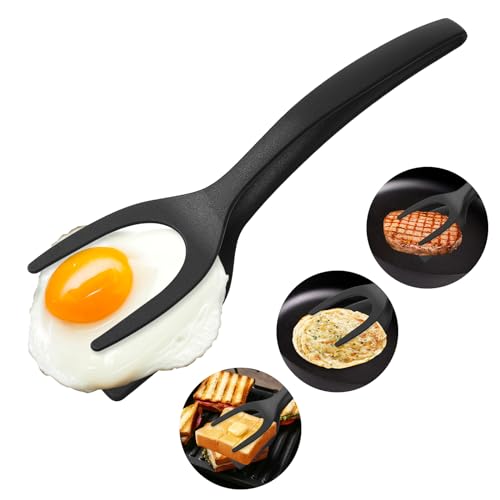 Pfannenwender 2 in 1 Spatel und Zange Fried Egg Spatula Easy Egg Flipper Pfannenwender Silikon Eierspatel Pfannenwender Mit Lebensmittelklammer Antihaftbeschichtetem Küchenwerkzeug Für Spiegelei Pfannenwender 2 in 1 Spatel und Zange Fried Egg Spatula Easy Egg Flipper Pfannenwender Silikon Eierspatel Pfannenwender Mit Lebensmittelklammer Antihaftbeschichtetem Küchenwerkzeug Für Spiegelei von Xinjoduz