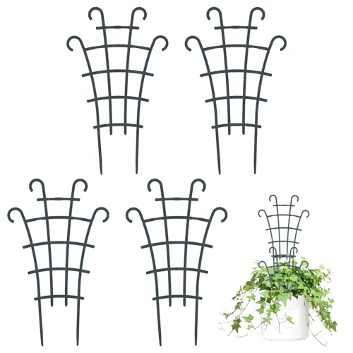 Xinjoduz Rankgitter 4 Stück Rankhilfe Zimmerpflanzen Pflanzkübel, Kunststoff, Pflanzkübel Rankhilfe, Rosen Kletterhilfe, Garten Pflanzenstütze, Rankgitter für Kletterpflanzen Garten Xinjoduz Rankgitter 4 Stück Rankhilfe Zimmerpflanzen Pflanzkübel, Kunststoff, Pflanzkübel Rankhilfe, Rosen Kletterhilfe, Garten Pflanzenstütze, Rankgitter für Kletterpflanzen Garten von Xinjoduz