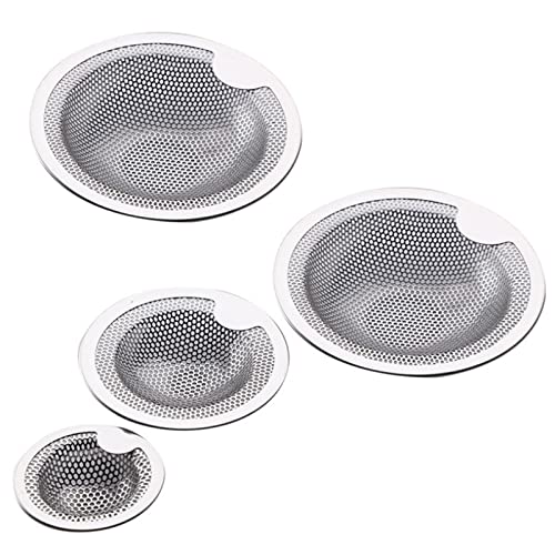 Abfluss Sieb Verschiedene Größen Sind Mesh-Sink Abtropffläche Abflusssieb Edelstahl Rostfrei Set Edelstahl Anti-Clogging Abflusssieb Edelstahl Set Spüle Sieb Ideal für Küchen Waschbecken 4 Stücke Abfluss Sieb Verschiedene Größen Sind Mesh-Sink Abtropffläche Abflusssieb Edelstahl Rostfrei Set Edelstahl Anti-Clogging Abflusssieb Edelstahl Set Spüle Sieb Ideal für Küchen Waschbecken 4 Stücke von Xinlie