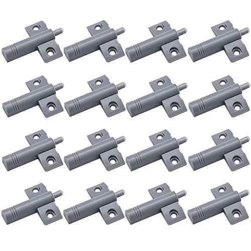 Möbeltürdämpfer Möbel Dämpfer und Softclose Dämpfer Graue Schranktür Dämpfer Tür dämpfer Set Weichen Quiet Close Closer Soft-Close Türdämpfer Dämpfer Hochfestes für Küchenschrank/Schrank (20 Stück) von Xinlie