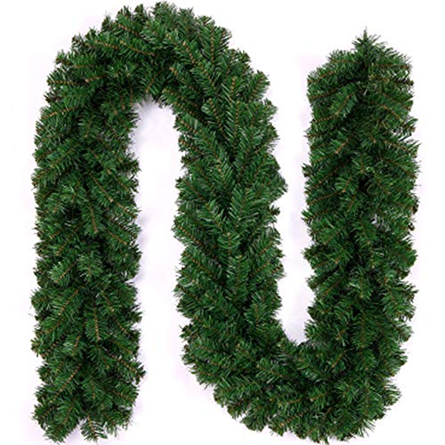 Xinlie Tannengirlande Künstliche Grün Tannen Weihnachtsgirlande Tannengirlande aus Kunststoff Für Outdoor Türkranz Pfingstrose Rebe Blumenkranz Künstliche Dekorative Landschaftsbau Kranz 2.7m(1 PCS) Xinlie Tannengirlande Künstliche Grün Tannen Weihnachtsgirlande Tannengirlande aus Kunststoff Für Outdoor Türkranz Pfingstrose Rebe Blumenkranz Künstliche Dekorative Landschaftsbau Kranz 2.7m(1 PCS) von Xinlie