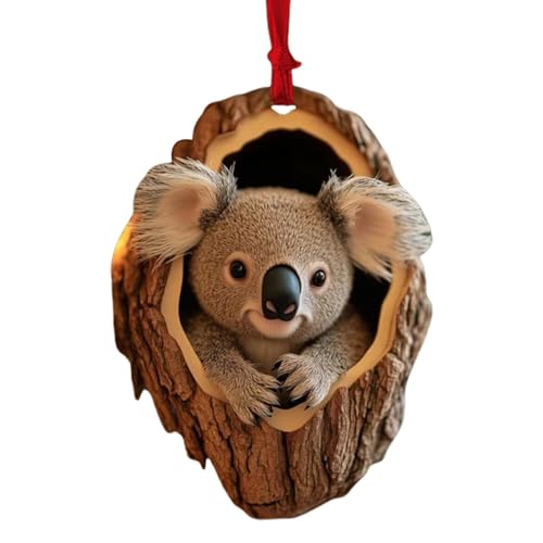Acryl Waschbär Eule Ornament - Weihnachtsbaum Tiermuster Acryl Ornament | Handgemachte Tier Weihnachtsschmuck | 2D Acryl Koala Affe Katze Auto Ornament Home Dekoration Weihnachtsdekorationen Acryl Waschbär Eule Ornament - Weihnachtsbaum Tiermuster Acryl Ornament | Handgemachte Tier Weihnachtsschmuck | 2D Acryl Koala Affe Katze Auto Ornament Home Dekoration Weihnachtsdekorationen von Xinlviqe