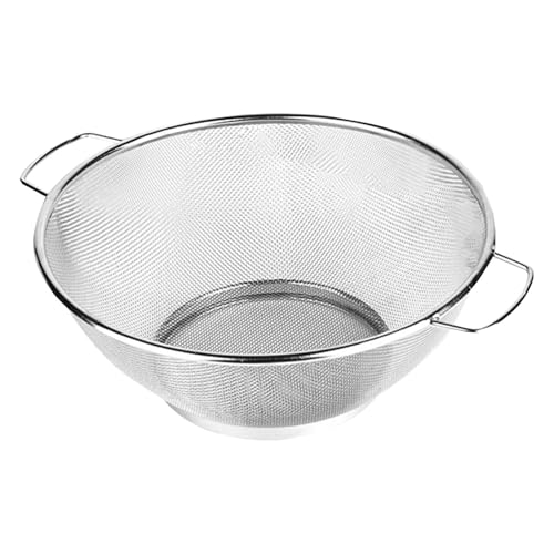 micr0 Perforiertes Sieb, robustes Küchensieb, Küchensieb, Lebensmittelsieb, mikror0-perforiertes Metallsieb mit Griff, Netz-Metall-Abtropfkorb, hitzebeständiges Sieb für Beeren, S micr0 Perforiertes Sieb, robustes Küchensieb, Küchensieb, Lebensmittelsieb, mikror0-perforiertes Metallsieb mit Griff, Netz-Metall-Abtropfkorb, hitzebeständiges Sieb für Beeren, S von Xinlviqe