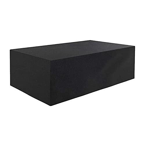 Abdeckhaube Gartenmöbel Multi Größe Abdeckplane für Gartenmöbel Gartentische Sitzgarnituren Möbelsets Wasserdichtes Schutzhülle Regenschutz und Staubfest Anti-UV 600D-Oxford Gewebe 80x60x60cm von Xinmei Art