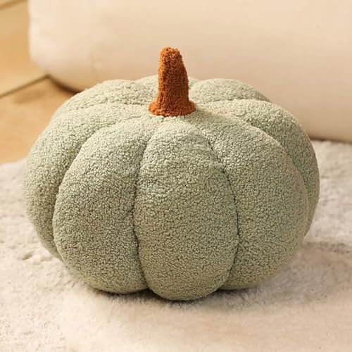 Xinwanhong Kürbis Kissen, 3D Plüsch Kürbis Dekokissen Kopfkissen Kissen Geburstagsgeschenke Sitzkissen Zierkissen für Kinderzimmer Sofa Dekoration, hellgrün, 20cm Xinwanhong Kürbis Kissen, 3D Plüsch Kürbis Dekokissen Kopfkissen Kissen Geburstagsgeschenke Sitzkissen Zierkissen für Kinderzimmer Sofa Dekoration, hellgrün, 20cm von Xinwanhong
