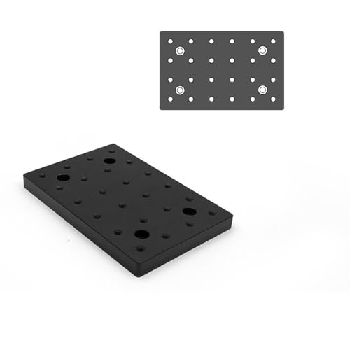 12 mm optisches Steckbrett, M6-Gewindeloch, optische Plattformbasis, Waben-Festplatte, Labor-Aluminium-Plattformplatte(150x100x12mm) von Xinzhai