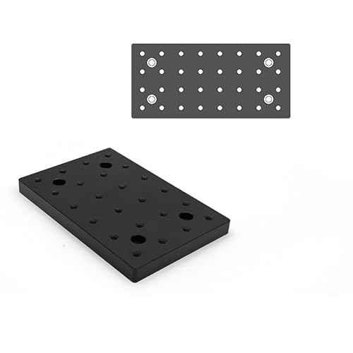 12 mm optisches Steckbrett, M6-Gewindeloch, optische Plattformbasis, Waben-Festplatte, Labor-Aluminium-Plattformplatte(200x100x12mm) von Xinzhai