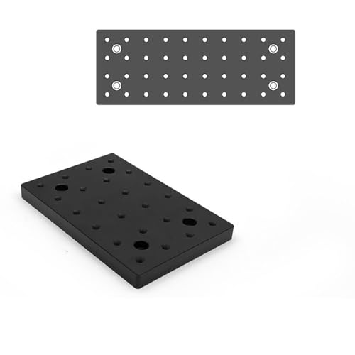 12 mm optisches Steckbrett, M6-Gewindeloch, optische Plattformbasis, Waben-Festplatte, Labor-Aluminium-Plattformplatte(300x100x12mm) von Xinzhai